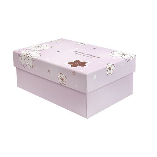 Подарункова коробка з квітами рожева, S - 22.5х15.5х9 см — інтим товари DicKing Shop