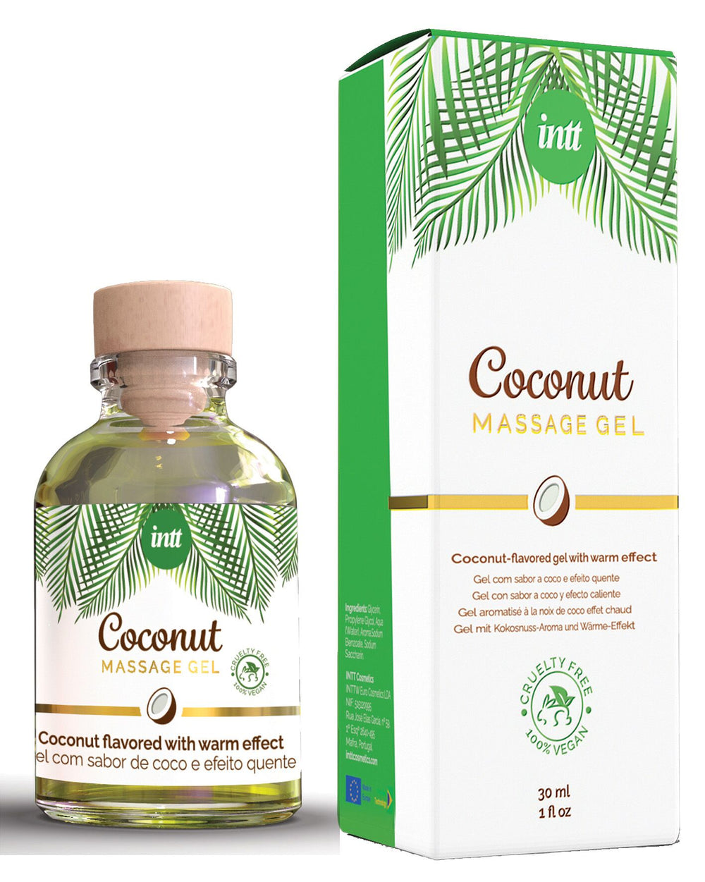 Масажний гель для інтимних зон Intt Coconut Vegan