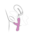 Вібратор-кролик Adrien Lastic Ares 2.0 з петелькою для пальця, що перезаряджається