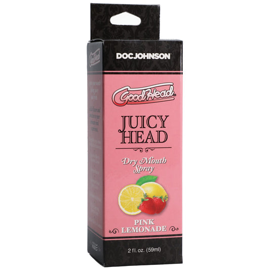 Зволожувальний спрей оральний Doc Johnson GoodHead – Juicy Head Dry Mouth Spray – Pink Lemonade