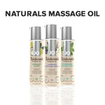 Масажна олія JO Naturals Massage Oil Lavender&Vanilla з натуральними ефірними оліями