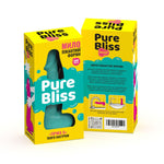 Мило у формі пеніса Pure Bliss MINI Turquoise, крафтове мило-член, натуральне