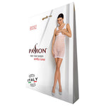 Бодістокінг-сукня з відкритими грудями Passion BS092 white