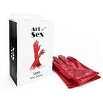 Глянсові вінілові рукавички Art of Sex - Lora