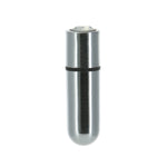 Віброкуля PowerBullet First-Class Bullet 2.5″ with Key Chain Pouch, Silver, 9 режимів вібрації