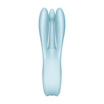 Кліторальний вібратор Satisfyer Threesome 1 Light Blue з трьома гнучкими пальчиками