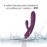Вібратор-кролик Svakom Avery Lilac зі стовбуром, що рухається, рух вперед-назад