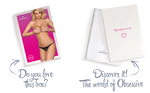 Мереживні танги з двома отворами Obsessive 831-THC-1 crotchless thongL/XL, чорні, бантики