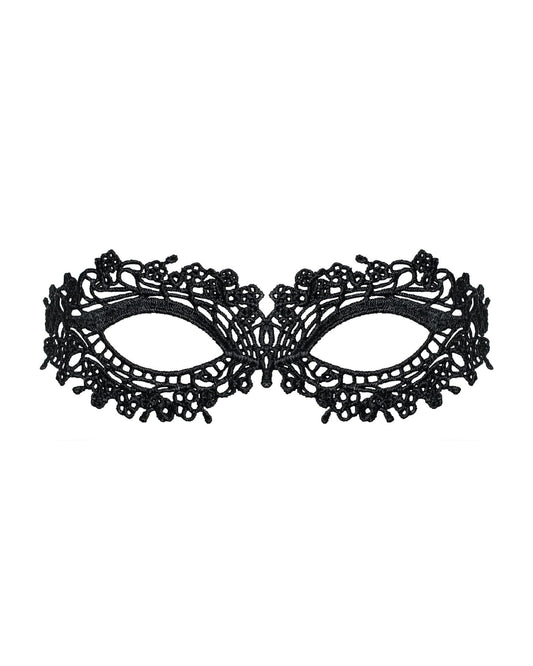Мереживна маска Obsessive A710 mask, єдиний розмір, чорна