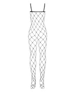 Бодістокінг з великим вічком і відкритими грудьми Obsessive Bodystocking N102 S/M/L, чорний