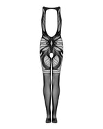 Сітчастий бодістокінг без рукавів Obsessive Bodystocking G331 S/M/L, black, з доступом