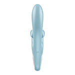 Вібратор-кролик Satisfyer Touch Me Blue, подвійний відросток, 3 потужні мотори