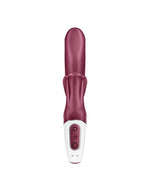 Вібратор-кролик Satisfyer Love Me Red, гнучкий, відросток з потрійним кінчиком