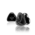 Вібратор для клітора з електростимуляцією Mystim Heart's Desire Black Edition