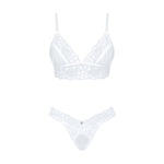 Еротичний комплект Obsessive Heavenlly 2-pcs set XL/2XL, бюстгальтер і танга