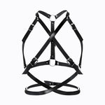 Портупея жіноча Art of Sex - Agnessa Leather harness, Чорний XS-M