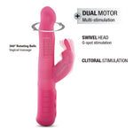 Вібратор-кролик Dorcel Baby Rabbit Magenta 2.0 з перлинним масажем і головкою, що обертається