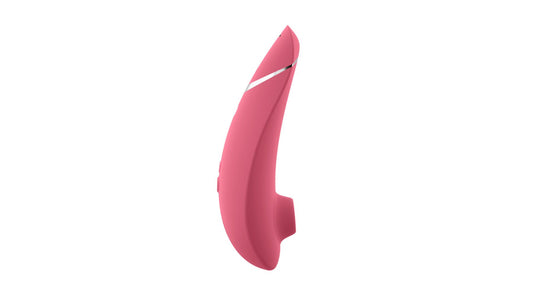 Вакуумний кліторальний стимулятор Womanizer Premium 2 - Raspberry, функції Autopilot та Smart Silence