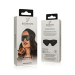 Маска Bedroom Fantasies: Faux Leather Blindfold, чорна