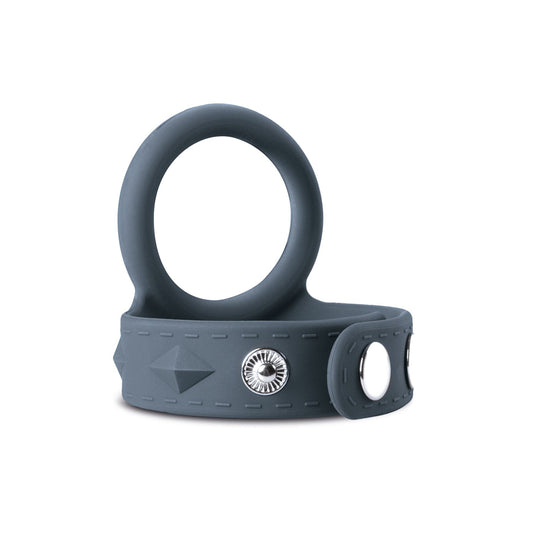Подвійне ерекційне кільце Boners Cock & Ball Strap L, регулювання діаметра, 3,5–6 см