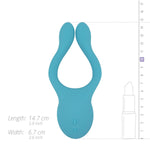 Універсальний вібратор для пар Cala Azul – Dani Couples Toy, 10 режимів