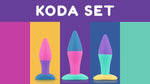 Набір анальних пробок PMV20 Koda – Butt Plug Set, діаметр 2,9 см, 3,9 см, 5 см