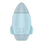 Вакуумний стимулятор з вібрацією Satisfyer Mission Control Blue, 2 незалежні мотори