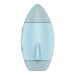 Вакуумний стимулятор з вібрацією Satisfyer Mission Control Blue, 2 незалежні мотори