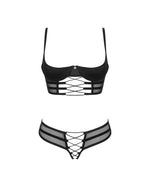 Комплект Obsessive Roxelia 2-pcs crotchless set XS/S