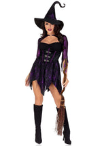 Костюм відьми Leg Avenue Mystical Witch S, сукня, капелюх