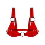 Ліф класичний Feral Feelings - Bikini Top Red Trasparent