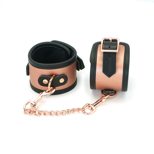 Поножі Liebe Seele Rose Gold Memory Ankle Cuffs, натуральна шкіра, рожеве золото