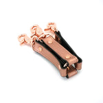 Хрестовина для фіксації Liebe Seele Rose Gold Memory Hog Tie, натуральна шкіра, рожеве золото