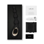 Анальне намисто з вібрацією LELO Soraya Beads Black, різний діаметр намистин, 8 режимів