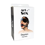 Кляп-маска Art of Sex - Deymon, екошкіра