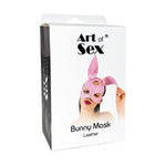 Шкіряна маска Зайчика Art of Sex - Bunny mask