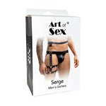 Чоловічі гартери з натуральної шкіри Art of Sex - Serge