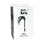 Ажурний батіг Кішка з екошкіри Art of Sex - Kani