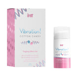 Рідкий вібратор Intt Vibration Cotton Candy, густий гель, дуже смачний, діє до 30 хвилин