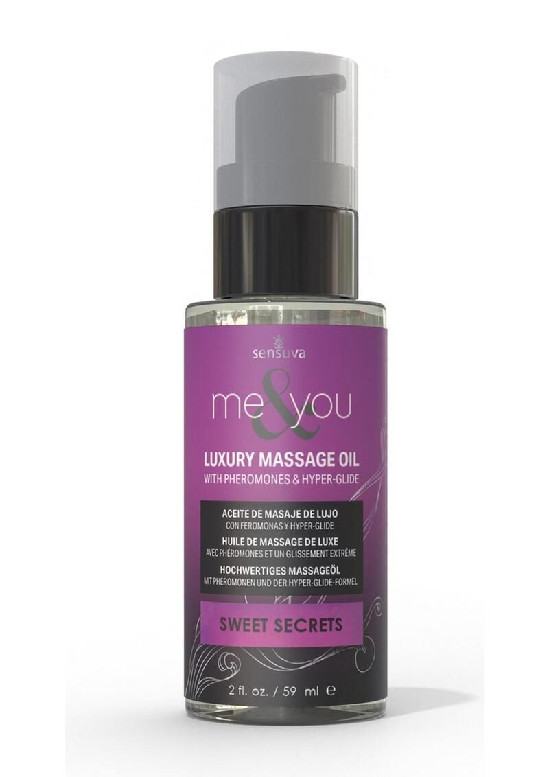 Масажна олія Sensuva Me&You - Sweet Secrets (Pomegranate, Fig, Coconut & Plumeria)
