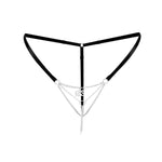 Сексуальні трусики з ланцюжком та підвіскою Art of Sex - KISS panties XS-M