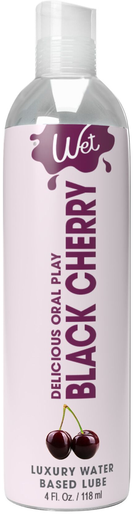 Розпродаж!!! Лубрикант на водній основі Wet Oral Play Black Cherry 118 мл (термін до  11.01.2026)