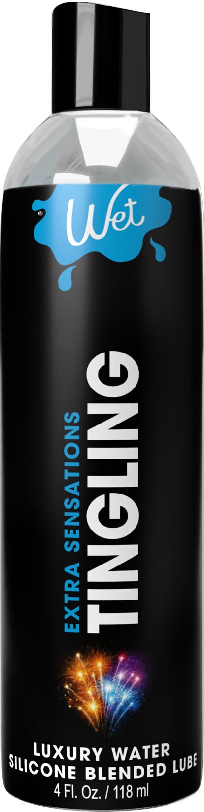 Охолоджувальний лубрикант на водно-силіконовій основі Wet Extra Sensations Tingling