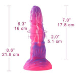 Фалоімітатор для секс-машин Hismith Tentacle Silicone Dildo Monster Series, KlicLok та присоска
