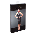 Сукня-олівець з мокрим ефектом Noir Handmade F160 Powerwetlook pencil dress, XXL