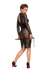 Сукня з мокрим ефектом Noir Handmade F182 Classic dress made of elastic tulle, S