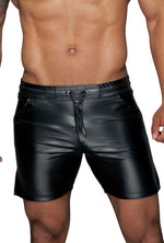 Чоловічі шорти з мокрим ефектом Noir Handmade H061 Powerwetlook shorts, L