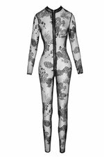 Сітчастий бодістокінг Noir Handmade F237 Long tulle overall, S