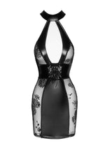 Сукня Noir Handmade F238 Short tulle dress with powerwetlook inserts, XL