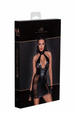 Сукня Noir Handmade F238 Short tulle dress with powerwetlook inserts, 3XL